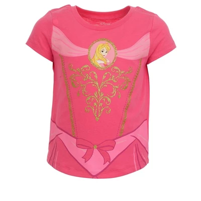 Disney Princess Moana Jasmine Belle Baby Girls 5 Pack T-Shirts Infant 2 Disney Princess Moana Jasmine Belle Baby Girls 5 Pack T-Shirts Infant - Image 2