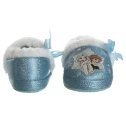 Disney Frozen Girl Slippers - Elsa And Anna Plush Lightweight Warm Comfort Soft Aline House Shoes - Blue Ribbon (sizes 5-12 Toddler-Little Kid) -Family Trends Shop GUEST 49402808 c0da 4d38 a0d6 aa656093d787