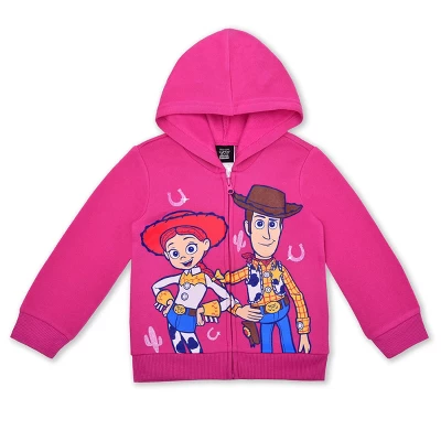 Disney Girl's 3-Pack Toy Story Yee-Haw! Graphic Tee, Zip Up Hoodie And Patterned Legging Pants Set For Toddler 5 Disney Girl's 3-Pack Toy Story Yee-Haw! Graphic Tee, Zip Up Hoodie And Patterned Legging Pants Set For Toddler - Image 5