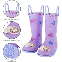 Disney Frozen Anna & Elsa Girl's Rain Boots With Soft Removable Liner, Kids (1-8 Years) -Family Trends Shop GUEST 50741bf3 8446 467d b443 2b5dca77d85b