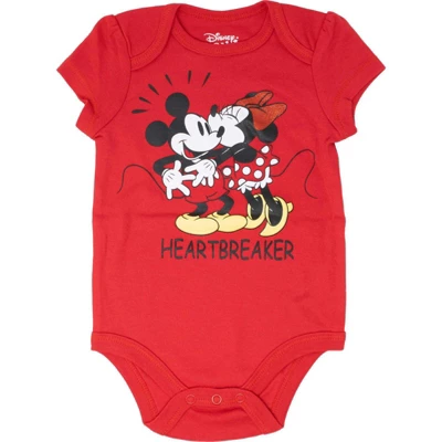 Disney Minnie Mouse Mickey Donald Duck Baby Girls 5 Pack Bodysuits Newborn To Infant 2 Disney Minnie Mouse Mickey Donald Duck Baby Girls 5 Pack Bodysuits Newborn To Infant - Image 2