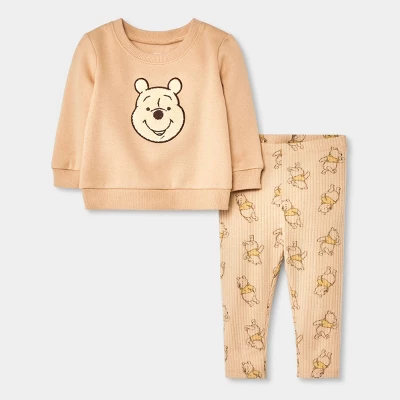 Baby Disney Winnie The Pooh Chenille Top And Bottom Set - Light Brown 4 Baby Disney Winnie The Pooh Chenille Top And Bottom Set - Light Brown - Image 4