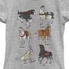 Girl's Disney Favorite Horse Characters T-Shirt