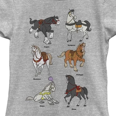 Girl's Disney Favorite Horse Characters T-Shirt 1 Girl's Disney Favorite Horse Characters T-Shirt