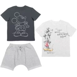 Disney Mickey Mouse T-Shirt And Shorts Outfit Set Grey / Oatmeal -Family Trends Shop GUEST 58056b9f 1dc4 4f17 9b02 b650fe7ba7bf