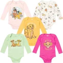 Disney Classics Princess Lion King Pumbaa Princess Ariel Timon Baby Girls 5 Pack Bodysuits Newborn To Infant 17 Disney Classics Princess Lion King Pumbaa Princess Ariel Timon Baby Girls 5 Pack Bodysuits Newborn To Infant -Family Trends Shop GUEST 5b719b6a 1a52 4d39 b060 b43d03af99dc