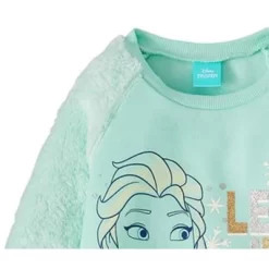 Disney Frozen Elsa Girls Fleece Sweatshirt & Pants