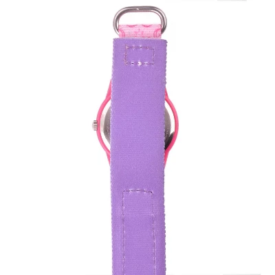 Girls' Disney Princess Belle Pink Plastic Time Teacher Watch - Pink 3 Girls' Disney Princess Belle Pink Plastic Time Teacher Watch - Pink - Image 3