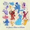 Men's Disney Character Sketches 100 Years Of Music And Wonder T-Shirt