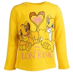 Disney Lion King Nala Simba Girls 2 Pack T-Shirts Little Kid To Big Kid