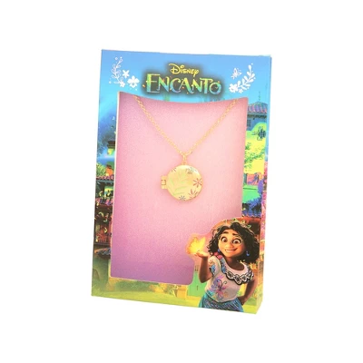 Disney Girls Encanto Butterly Locket Necklace, 16 + 3" 4 Disney Girls Encanto Butterly Locket Necklace, 16 + 3" - Image 4