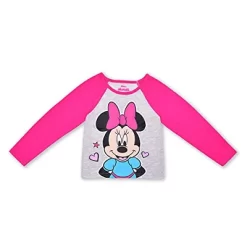 Disney Girl's 2-Pack Minnie Mouse Long Raglan Sleeve Graphic Tee And Jogger Pant For Kids -Family Trends Shop GUEST 66b759aa 8625 4946 9d26 b56c3fd3518f