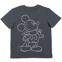 Disney Mickey Mouse T-Shirt And Shorts Outfit Set Grey / Oatmeal