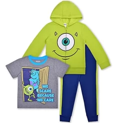 Disney Boy's Monster's Inc 3 Pack Coordinates, Graphic Printed Zip Up Hoodie, T-Shirt, And Joggers Set For Toddler 13 Disney Boy's Monster's Inc 3 Pack Coordinates, Graphic Printed Zip Up Hoodie, T-Shirt, And Joggers Set For Toddler -Family Trends Shop GUEST 68810788 5607 45bf b725 5e4ddb09be44