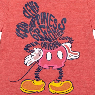 Disney Mickey Mouse 3 Pack Pullover Graphic T-Shirts Yellow/Red/Blue 4 Disney Mickey Mouse 3 Pack Pullover Graphic T-Shirts Yellow/Red/Blue - Image 4