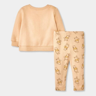 Baby Disney Winnie The Pooh Chenille Top And Bottom Set - Light Brown 1 Baby Disney Winnie The Pooh Chenille Top And Bottom Set - Light Brown