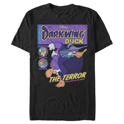 Disney Men's Darkwing Duck The Terror That Flaps In The Night Comic Cover T-Shirt 4 Disney Men's Darkwing Duck The Terror That Flaps In The Night Comic Cover T-Shirt - Image 4