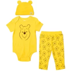Disney Classics Winnie The Pooh Lion King Bambi Baby Bodysuit Pants And Hat 3 Piece Outfit Set Newborn To Infant -Family Trends Shop GUEST 6d1888b6 744b 49ed 96fb e99932f31ec6
