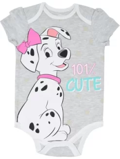 Disney Classics 101 Dalmatians Bambi Dumbo 5 Pack Short Sleeve Bodysuits -Family Trends Shop GUEST 6d641f44 aa52 46aa a2df dae866b73e46
