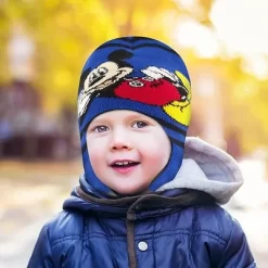 Disney Mickey Mouse Toddler Winter And Mitten Set, Kids Ages 2-4