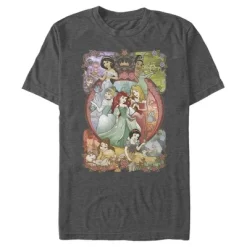 Men's Disney Princesses Vintage Collage T-Shirt -Family Trends Shop GUEST 6f6526bc e24e 4956 b1b0 343547e14f40