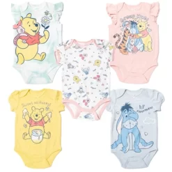 Disney Classics 101 Dalmatians Bambi Dumbo 5 Pack Short Sleeve Bodysuits -Family Trends Shop GUEST 70445fd9 d067 4228 8f4d dd07e6862828