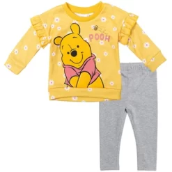 Disney Winnie The Pooh Baby Girls Pullover Fleece Sweatshirt And Leggings Outfit Set Infant -Family Trends Shop GUEST 70602fd7 c04e 49e3 8071 eb69e30587af