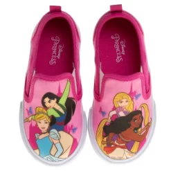 Disney Princess Girls No Lace Shoes - Kids Disney Character Loafer Low Top SlipOn Casual Tennis Canvas Sneakers (size 5-12 Toddler - Little Kid) -Family Trends Shop GUEST 7130b20d ad08 4f0f 97bf cb565744e02e