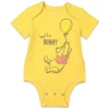 Disney Winnie The Pooh Baby Boys 3 Pack Cuddly Short Sleeve Bodysuits