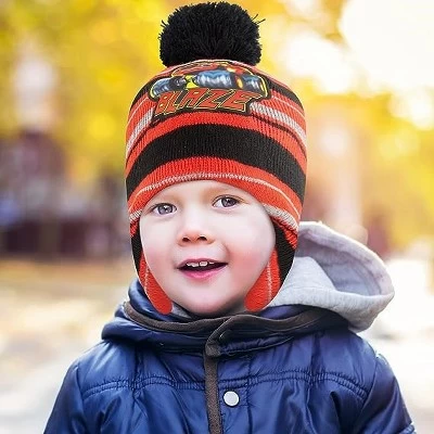 Disney Blaze & The Monster Machines Boys' Winter Hat And Beanie Mitten Set, Toddlers Ages 2-4 1 Disney Blaze & The Monster Machines Boys' Winter Hat And Beanie Mitten Set, Toddlers Ages 2-4