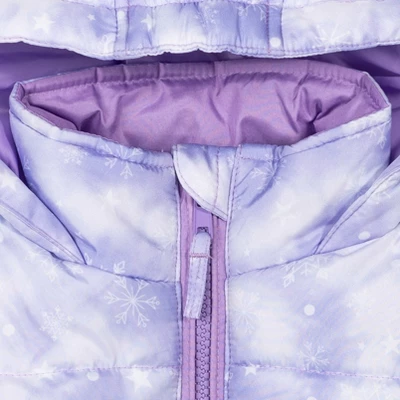 Disney Frozen Princess Anna Elsa Girls Zip Up Winter Coat Puffer Jacket Toddler 8 Disney Frozen Princess Anna Elsa Girls Zip Up Winter Coat Puffer Jacket Toddler - Image 8
