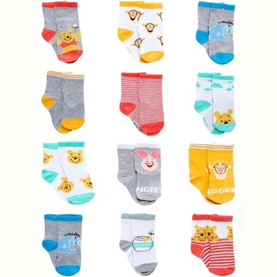 Disney Baby Boys’ Socks - 12 Pack Mickey Mouse, Winnie The Pooh, Lion King, Toy Story (Newborn/Infant) 9 Disney Baby Boys’ Socks - 12 Pack Mickey Mouse, Winnie The Pooh, Lion King, Toy Story (Newborn/Infant) - Image 9