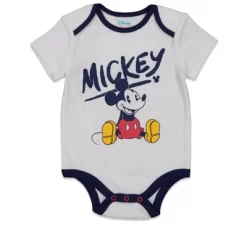 Disney Mickey Mouse Baby Pants Pullover T-Shirt And Bodysuit 4 Piece Layette Set Newborn To Infant -Family Trends Shop GUEST 7290a946 87ff 4c15 8818 b3251b0e6b76