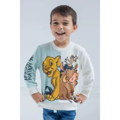 Disney Lion King Mickey Mouse Pixar Cars Lightning McQueen Simba Pluto Sweatshirt Toddler To Kids