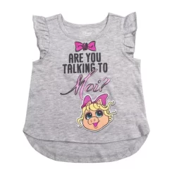 Disney Girl's 3-Pack Fancy Nancy Short Set With Tee, Tank Top And Print Shorts For Infants