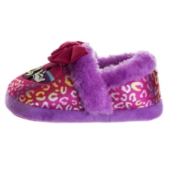 Disney Kids Girl's Minnie Mouse Slippers - Plush Lightweight Warm Comfort Soft Aline House Slippers - Fuchsia Purple (size 5-12 Toddler/Little Kid) -Family Trends Shop GUEST 77f84712 dbda 4992 96ad d2844142e243