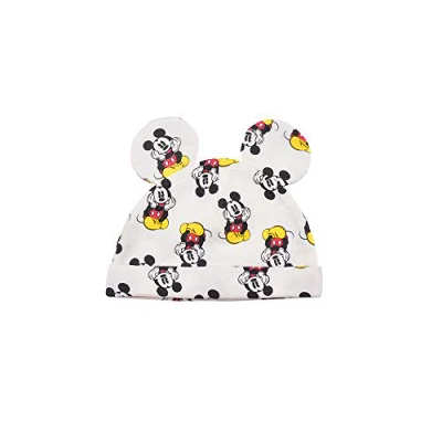 Disney Boy's Mickey Mouse Footed Baby Coverall Jumpsuit And Hat With 3D Ears For Infant 1 Disney Boy's Mickey Mouse Footed Baby Coverall Jumpsuit And Hat With 3D Ears For Infant