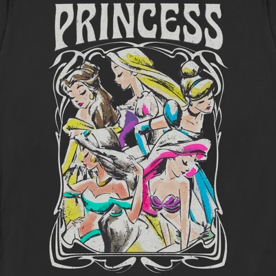 Women's Disney Princess Sketch Poster T-Shirt -Family Trends Shop GUEST 7c3ec6c8 ec37 4e55 bbed 5c78e7149dc1