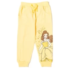 Disney Princess Moana Belle Rapunzel Jasmine Ariel Cinderella Girls 2 Pack Pants Toddler