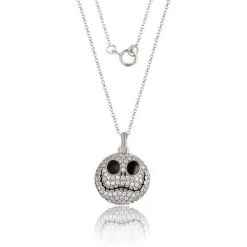 Disney The Nightmare Before Christmas Womens Sterling Silver And Cubic Zirconia Jack Pendant Necklace, 18'' 8 Disney The Nightmare Before Christmas Womens Sterling Silver And Cubic Zirconia Jack Pendant Necklace, 18'' -Family Trends Shop GUEST 7ec26a11 2f67 4de5 92c5 55b5cbad6c19