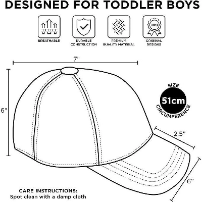 Disney Cars Lightning McQueen Boys Baseball Hat 4 Disney Cars Lightning McQueen Boys Baseball Hat - Image 4