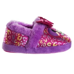 Disney Kids Girl's Minnie Mouse Slippers - Plush Lightweight Warm Comfort Soft Aline House Slippers - Fuchsia Purple (size 5-12 Toddler/Little Kid) -Family Trends Shop GUEST 8aeca170 2e1e 4f90 80d9 0e44bf6254fc