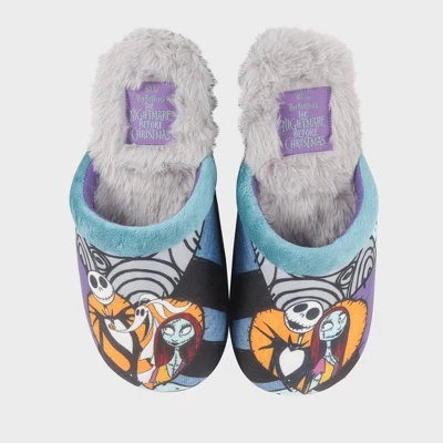 Women's Disney The Nightmare Before Christmas Slippers - Black 7 Women's Disney The Nightmare Before Christmas Slippers - Black - Image 7