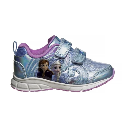 Disney Girls Frozen II Elsa & Anna Princess Light Up Sneakers -Lightweight Tennis Breathable Athletic Sneakers(Toddler/Little Kid) 2 Disney Girls Frozen II Elsa & Anna Princess Light Up Sneakers -Lightweight Tennis Breathable Athletic Sneakers(Toddler/Little Kid) - Image 2