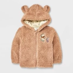 Baby Disney Winnie The Pooh Sherpa Zip-Up Sweatshirt - Tan -Family Trends Shop GUEST 8c4b8a76 5852 43d8 ad84 f2c42b067e0b