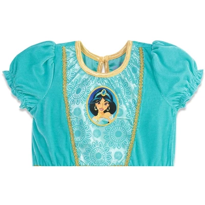 Disney Princess Jasmine Girls Cosplay Costume Dress Tights And Headband 3 Piece Set Toddler 6 Disney Princess Jasmine Girls Cosplay Costume Dress Tights And Headband 3 Piece Set Toddler - Image 6