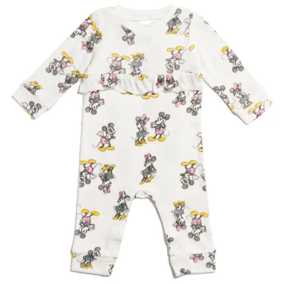 Disney Mickey Mouse Minnie Mouse Baby Girls Snap Sleep N' Play Coverall Newborn To Infant 13 Disney Mickey Mouse Minnie Mouse Baby Girls Snap Sleep N' Play Coverall Newborn To Infant - Image 13