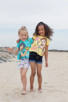 Disney Princess Belle Ariel Cinderella 4 Pack T-Shirts Infant To Big Kid 5 Disney Princess Belle Ariel Cinderella 4 Pack T-Shirts Infant To Big Kid - Image 5