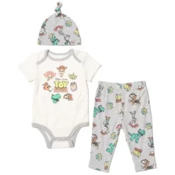 Disney Pixar Monsters Inc. Mike Mickey Mouse Baby Bodysuit Pants And Hat 3 Piece Outfit Set Newborn To Infant -Family Trends Shop GUEST 9401ee24 af63 4f10 bf8f 119e42dc5148