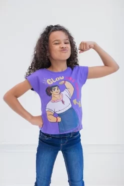 Disney Princess Ariel Snow White Rapunzel Girls 3 Pack T-Shirts Little Kid To Big Kid